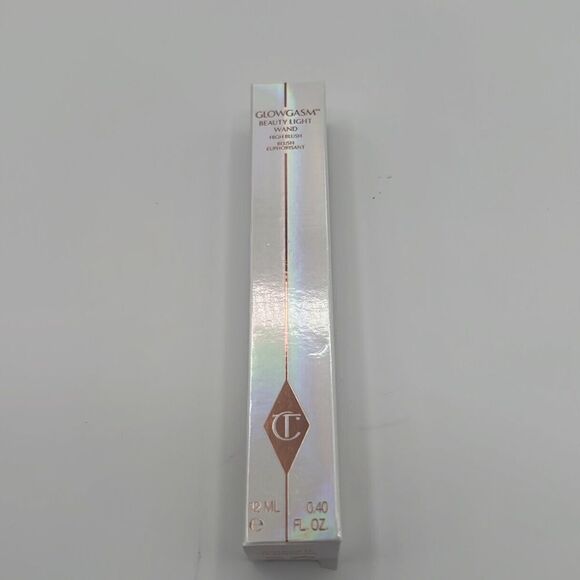 BNWT - CHARLOTTE TILBURY GLOGASM BEAUTY LIGHT WAND BLUSH - PINKGASM - Picture 3 of 4